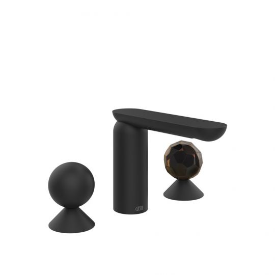 Смеситель для раковины Gessi Perle 74025 с вентилями-сферами из металла и муранского стекла Sfaccettato схема 7 Смеситель для раковины Gessi Perle 74025 с вентилями-сферами из металла и муранского стекла Sfaccettato схема 7