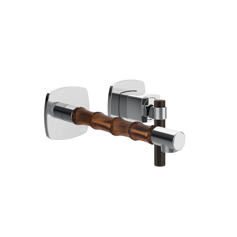 Смеситель для раковины встраиваемый Gessi Jacqueline 77288 однорычажный с вентилем под дерево