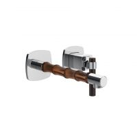 Смеситель для раковины встраиваемый Gessi Jacqueline 77288 однорычажный с вентилем под дерево схема 1