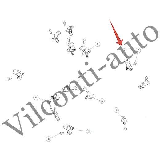 ДАТЧИК ПОЛОЖЕНИЯ РАСПРЕДВАЛА TANK 500 3611010XEG08B 100% ОРИГИНАЛ