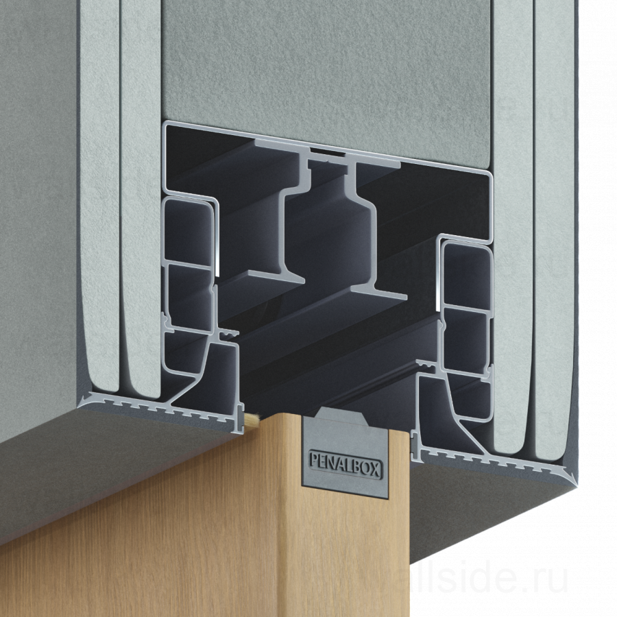 Пенал Penalbox Wood Double Plaster высотой 2700 мм