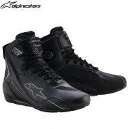 Мотоботы Alpinestars Faster 4 Drystar, чёрно-серые