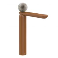 Смеситель для раковины Gessi Perle 74653 высокий с донным клапаном и вентилем из муранского стекла Pulegoso схема 11