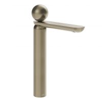 Смеситель для раковины Gessi Perle 74053 высокий с донным клапаном и металлическим вентилем схема 9