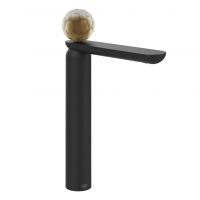 Смеситель для раковины Gessi Perle 74404 высокий без донного клапана с вентилем из из муранского стекла Battuto схема 10