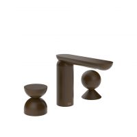 Смеситель для раковины Gessi Perle 74908 без донного клапана с металлическими вентилями-полусферой и сферой схема 8