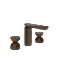 Смеситель для раковины Gessi Perle 74996 без донного клапана с металлическими вентилями-полусферами схема 8