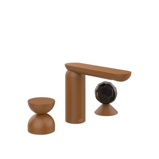 Смеситель для раковины Gessi Perle 74928 без донного клапана с металлическим вентилем-полусферой и вентилем-сферой из муранского стекла Sfaccettato схема 11 Смеситель для раковины Gessi Perle 74928 без донного клапана с металлическим вентилем-полусферой и вентилем-сферой из муранского стекла Sfaccettato схема 11