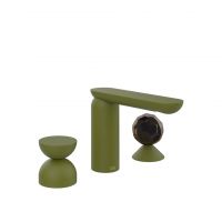 Смеситель для раковины Gessi Perle 74928 без донного клапана с металлическим вентилем-полусферой и вентилем-сферой из муранского стекла Sfaccettato схема 13 Смеситель для раковины Gessi Perle 74928 без донного клапана с металлическим вентилем-полусферой и вентилем-сферой из муранского стекла Sfaccettato схема 13