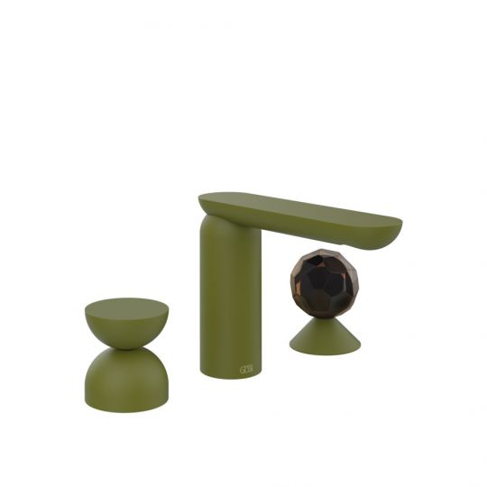 Смеситель для раковины Gessi Perle 74928 без донного клапана с металлическим вентилем-полусферой и вентилем-сферой из муранского стекла Sfaccettato схема 13 Смеситель для раковины Gessi Perle 74928 без донного клапана с металлическим вентилем-полусферой и вентилем-сферой из муранского стекла Sfaccettato схема 13