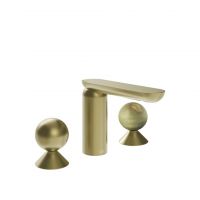 Смеситель для раковины Gessi Perle 74055 без донного клапана с вентилями-сферами из металла и камня Onyx Green схема 5 Смеситель для раковины Gessi Perle 74055 без донного клапана с вентилями-сферами из металла и камня Onyx Green схема 5