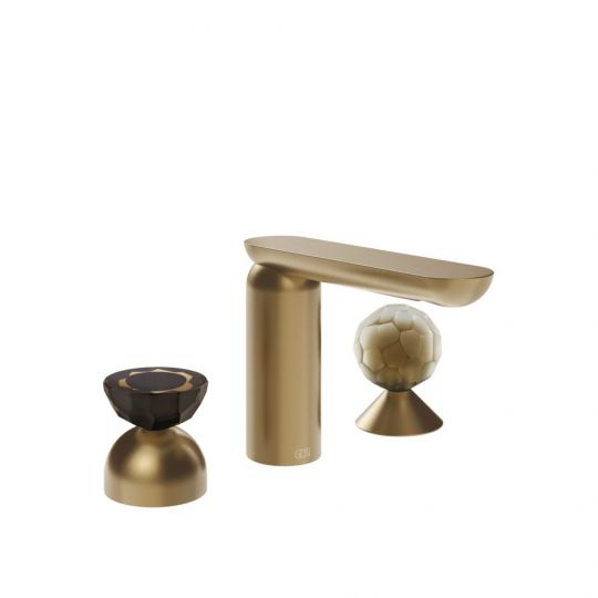 Смеситель для раковины Gessi Perle 74848 без донного клапана с вентилем-сферой и полусферой из муранского стекла Battuto схема 15 Смеситель для раковины Gessi Perle 74848 без донного клапана с вентилем-сферой и полусферой из муранского стекла Battuto схема 15