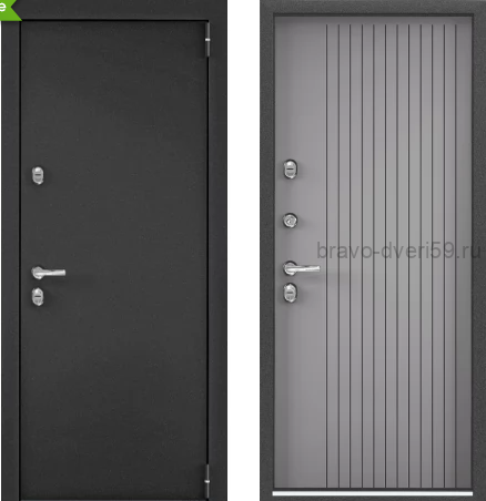 Дверь Snegir ARCTIC MP L1 Колоре неро/ ПВХ Оскуро дверь утепленная