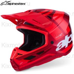 Шлем Alpinestars SM7 Core, красный