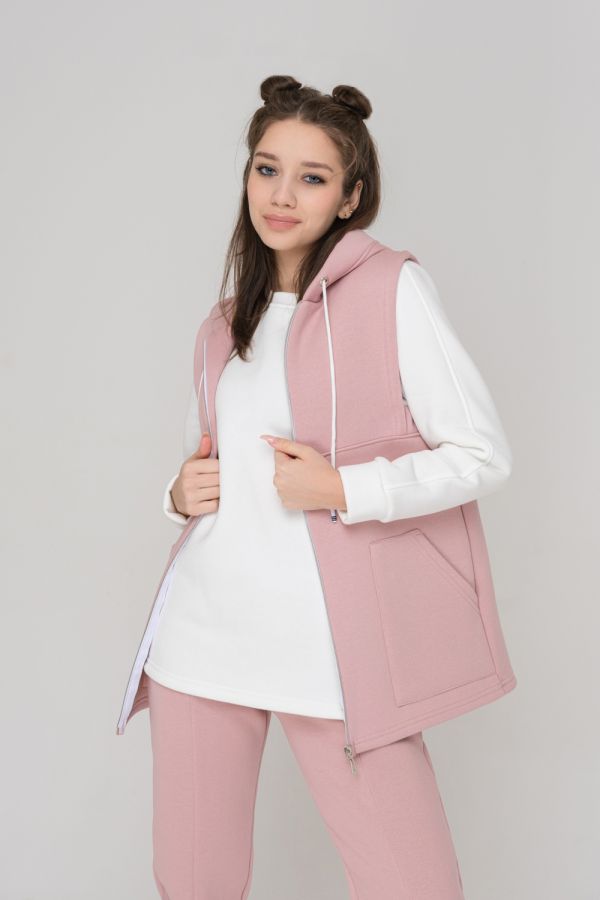 Жилет 8309 [пудровый]