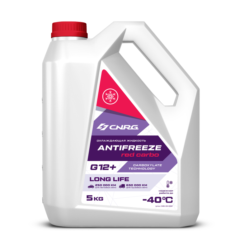 CNRG Antifreeze Red Carbo G12+, 5кг