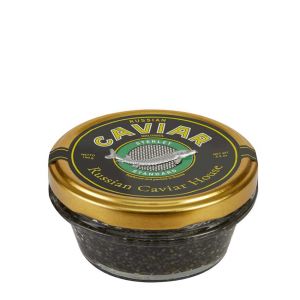 Черная икра Стерляди зернистая пастеризованная Russian Caviar House 100 г - Россия
