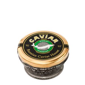 Черная икра Стерляди зернистая пастеризованная Russian Caviar House 50 г - Россия
