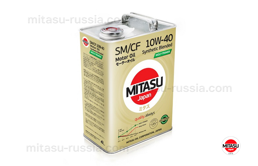 MITASU MOLY-TRiMER SM 10W-40, 4л