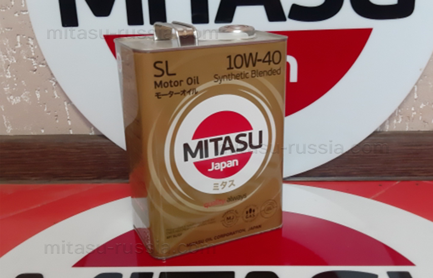 MITASU MOTOR OIL SL 10W-40, 4л