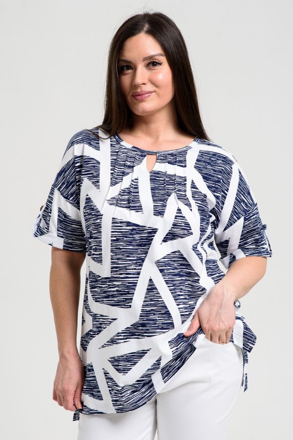 Туника 8243 [ломаные линии]