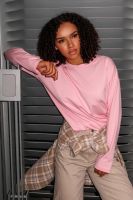 Лонгслив Лонг-оверсайз [розовый]