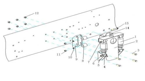 Распорная втулка амортизатора для Howo70