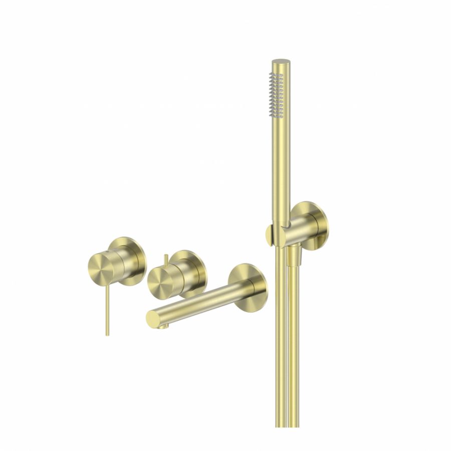 Смеситель ABBER Emotion 316 AF8830BG для ванны скрытого монтажа, золото брашированное