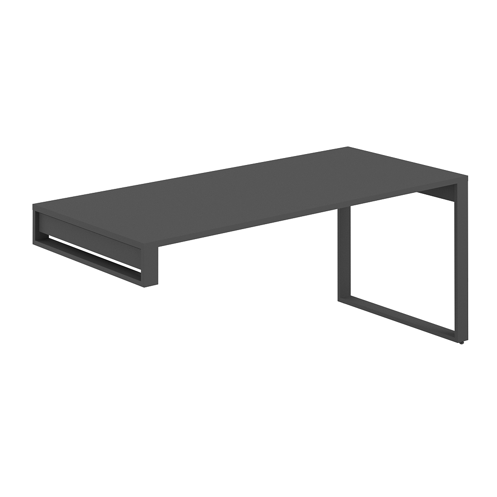 Стол 1800х800х750 на опорную тумбу / профиль О-образный: 70х20