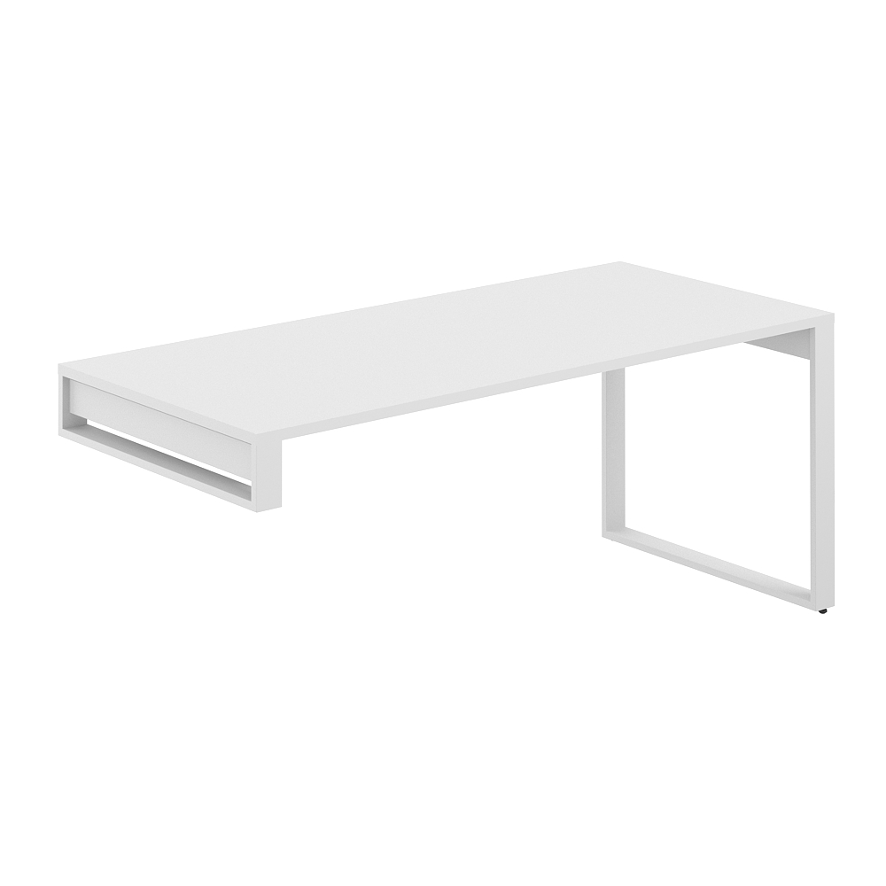 Стол 1800х800х750 на опорную тумбу / профиль О-образный: 70х20