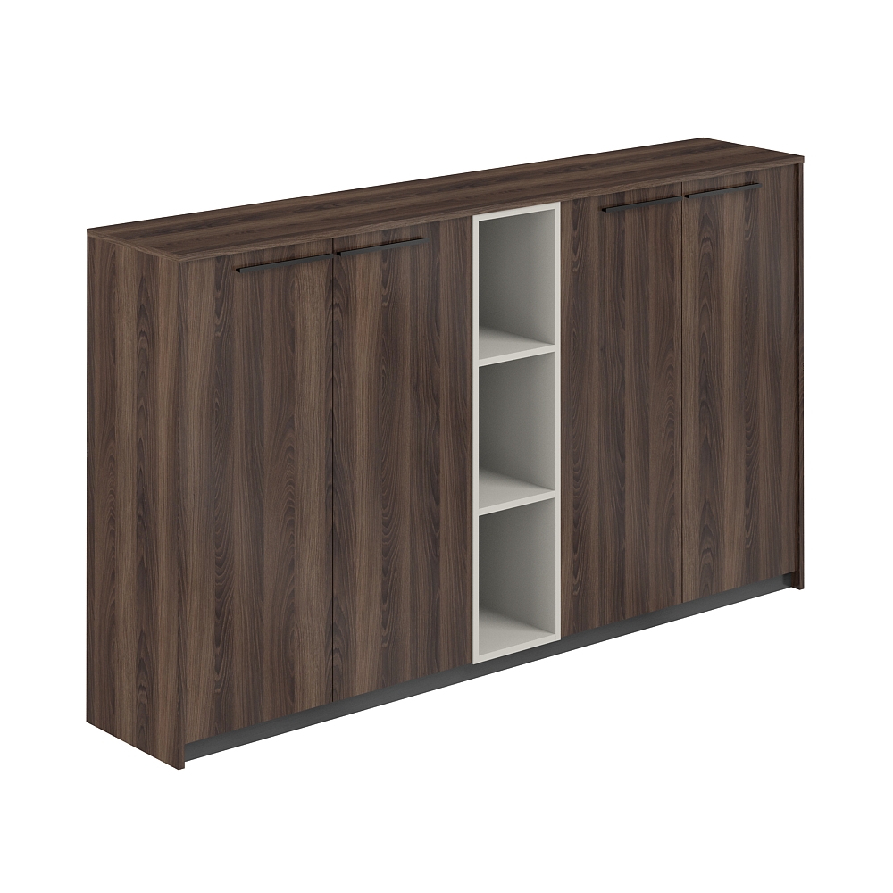 Шкаф средний (2 шт) со стеллажом, 2140х410х1226