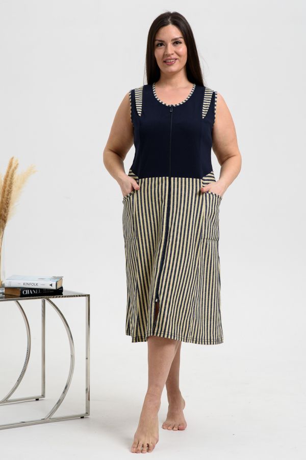 Халат женский 8475 [полоса]