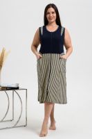 Халат женский 8475 [полоса]