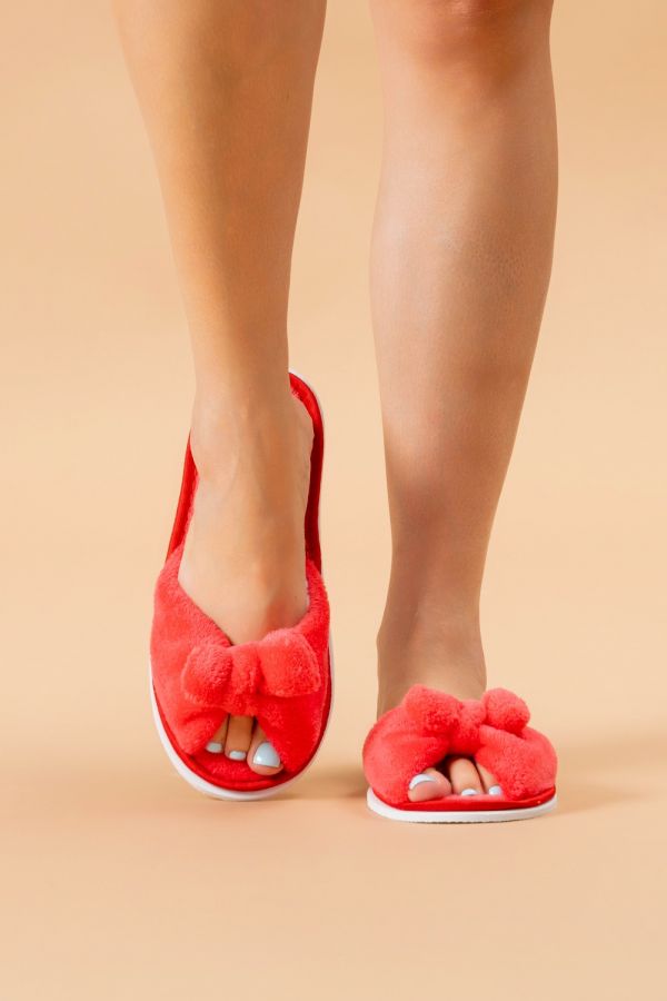 Женские тапочки ЖВБ [алый/закат]