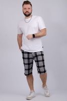 Шорты Прадо [бело-черная клетка]