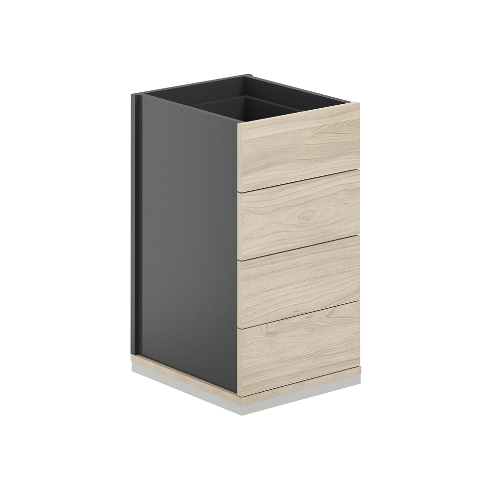 Тумба приставная 4 ящика ЛДСП