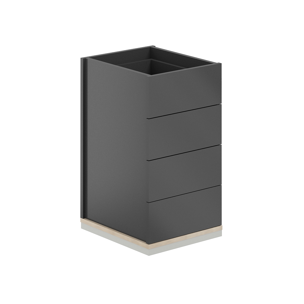 Тумба приставная 4 ящика ЛДСП