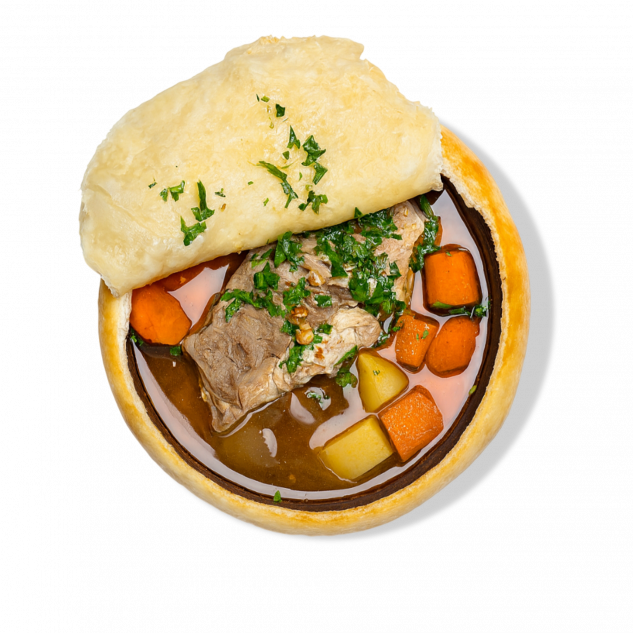 Горшочек с бараньими ребрышками из печи