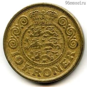 Дания 10 крон 1989 NR-JP-A