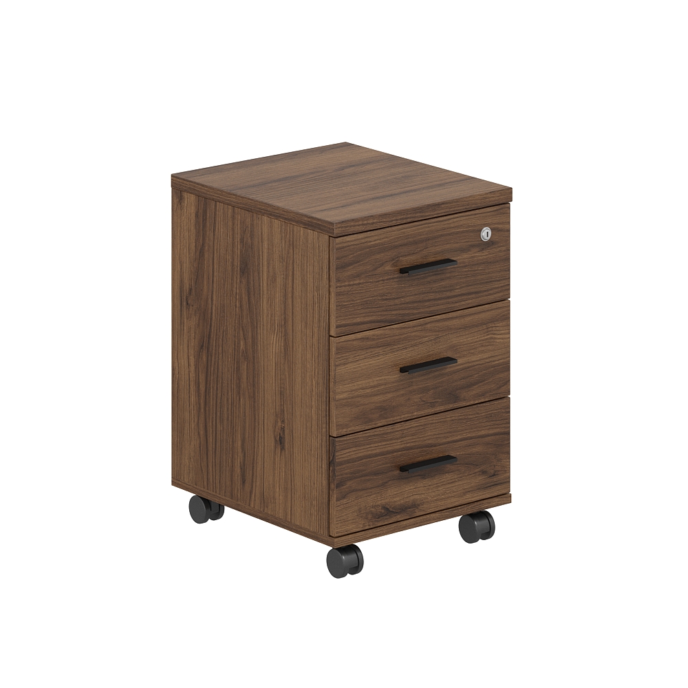 Тумба мобильная с 3 ящ. 404х460х619, с замком, з.ст.ДВП