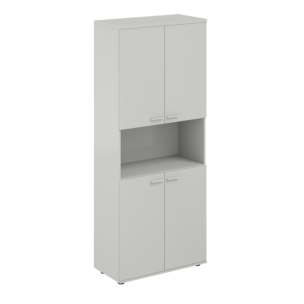 Шкаф высокий с нишей 800х400х1955, 4-х дв, з.ст HDF