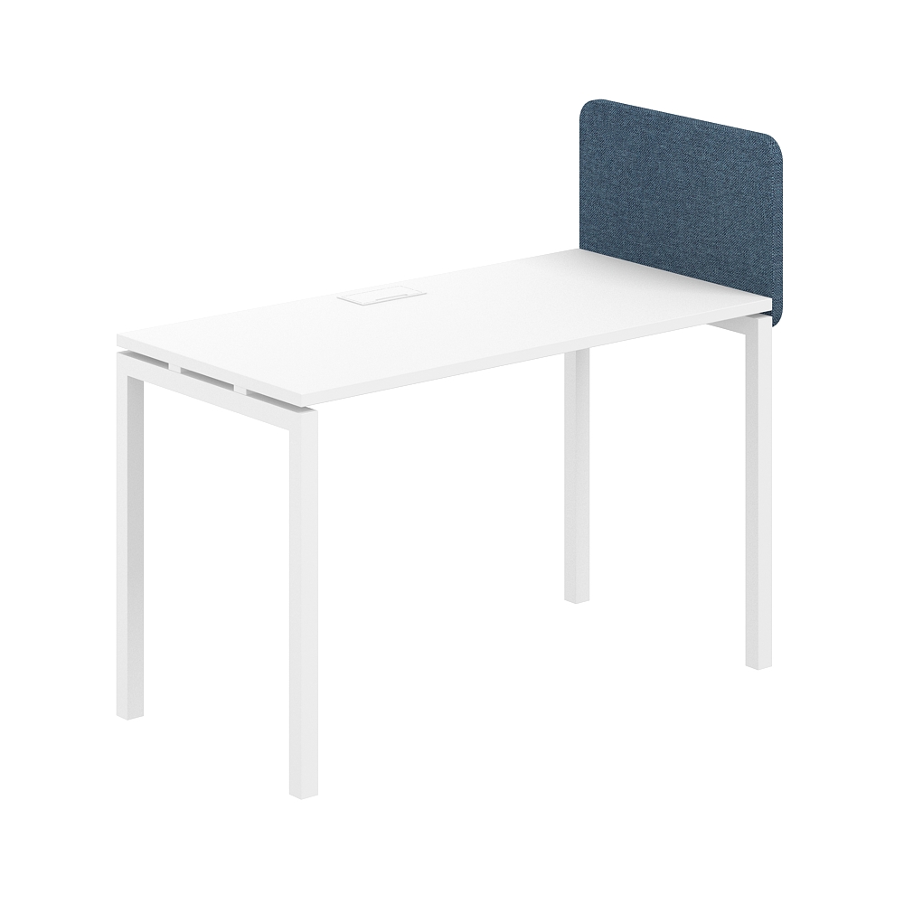 Экран боковой/промежуточный тканевый 600х400(370)х30 (для стола гл.600)