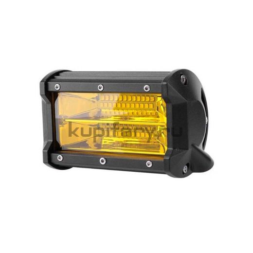 Светодиодная противотуманная желтая фара 72 Ватт 12-24 Вольт FR1852