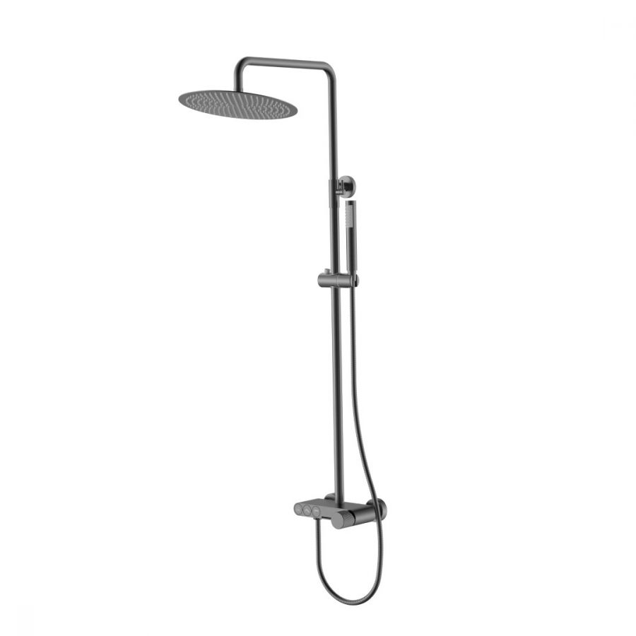 Cтойка для душа STICK Gun Metal LINEA