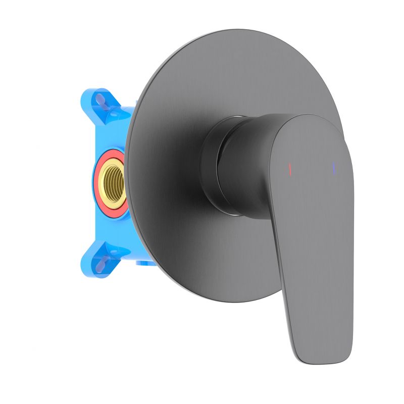 Смеситель для душа Aquatek Бетта, оружейная сталь AQ1166BGM