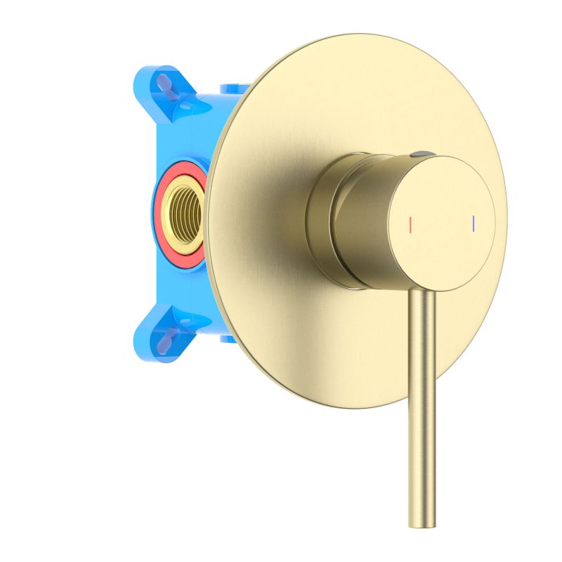 Смеситель для душа Aquatek Европа, золото шлифованное AQ1366BG