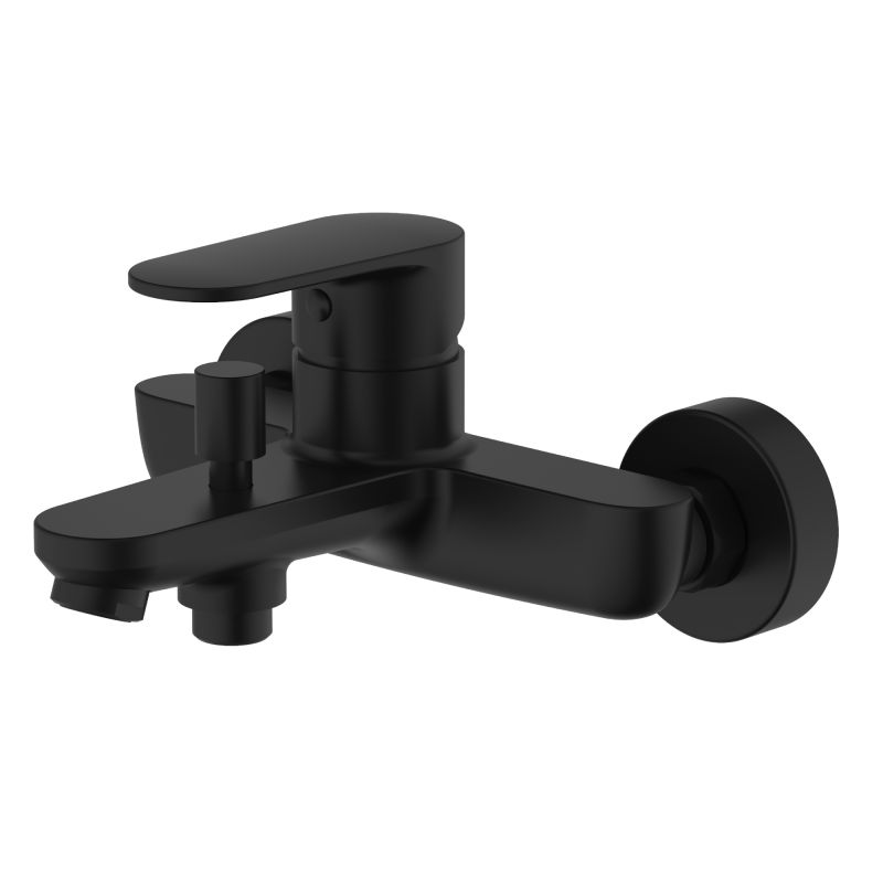 Смеситель для ванны с душем Aquatek НИКА, черный матовый AQ1840MB