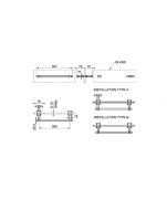 Полотенцедержатель Gessi Jacqueline 77511 30 см металлический для крепления на стекло схема 13