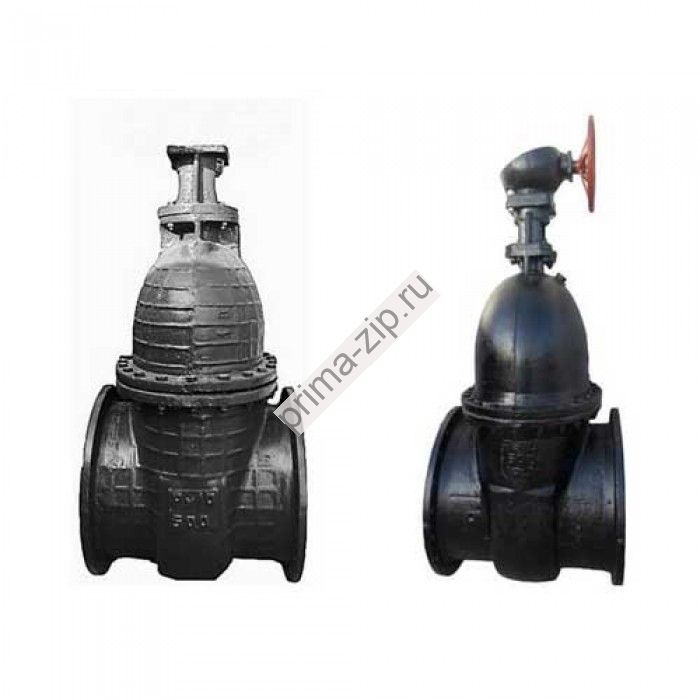 Задвижка 30ч530бр чугунная клиновая с не выдвижным шпинделем