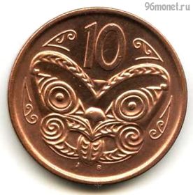 Новая Зеландия 10 центов 2011